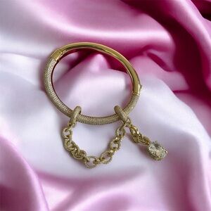 Elegant Gold and Silver Bracelet